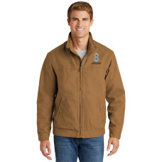 Washed Duck Cloth Flannel-Lined Work Jacket Washed Duck Cloth Flannel-Lined Work Jacket